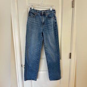 Curvy Baggy Straight Madewell High rise